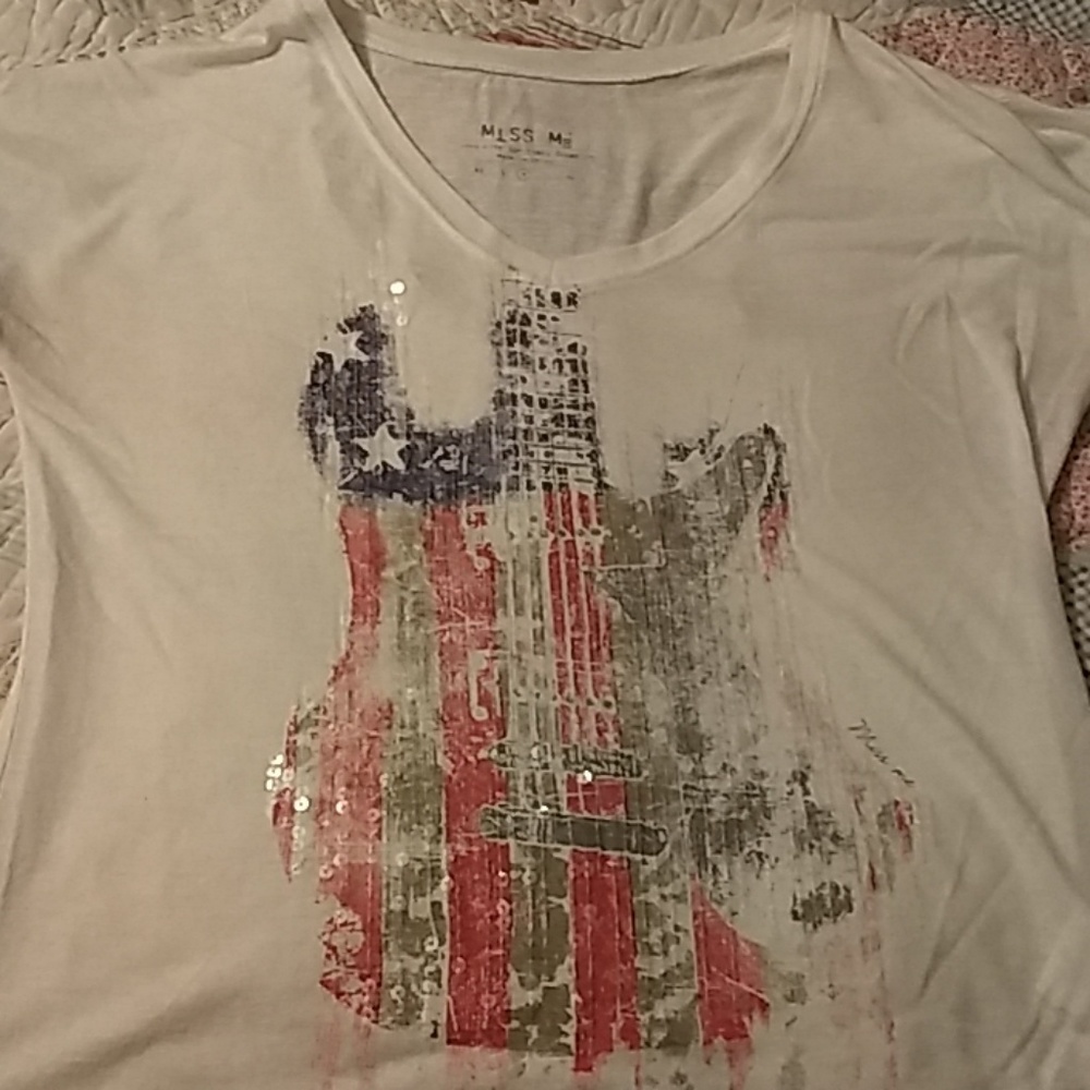 Miss me sequin t-shirt